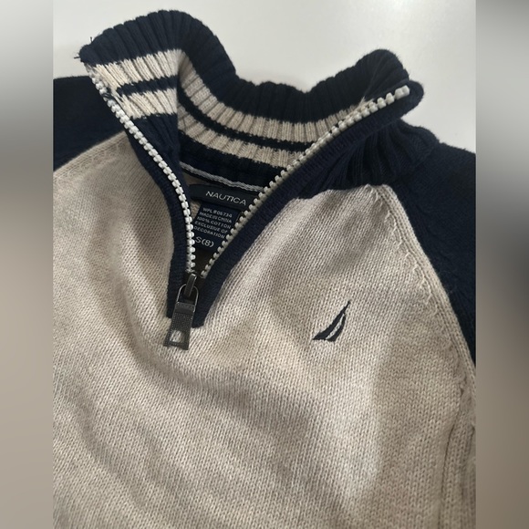 Nautica knit sweater with zip collar - Picture 4 of 9